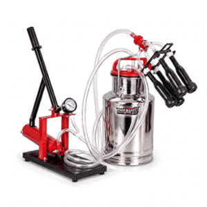 BRAVIX 15 Litre Stainess Steel Hand Operating Milking Machine