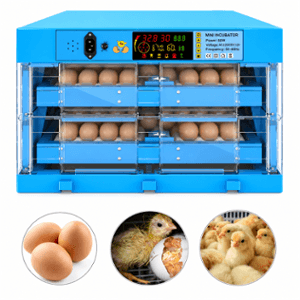 Bravix 128 Eggs 50W Plastic Automatic Egg Incubator with Turning Tray