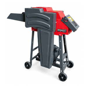 BRAVIX 2HP Single Phase Heavy Duty Chaff Cutter with Motor, 1 Fix & 4 Rotating Blade, Gear & Roller, Capacity: 300-1000 kg/hr